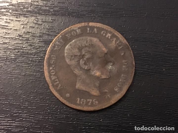 Monedas de Espa&ntilde;a: Moneda 5 c&eacute;ntimos Espa&ntilde;a Alfonso XII 1879 - Foto 1