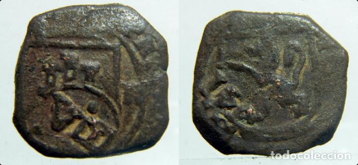 Monedas de Espa&ntilde;a: MONEDA DE 8 MARAVEDIS RESELLADA PARA IDENTIFICAR - Foto 1