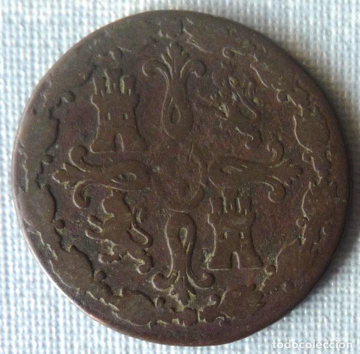 Monedas de Espa&ntilde;a: MONEDA DE 8 MARAVEDIS DE 1824 - Foto 2