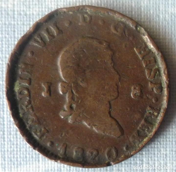 Monedas de Espa&ntilde;a: MONEDA DE 8 MARAVEDIS DE 1820 - Foto 1