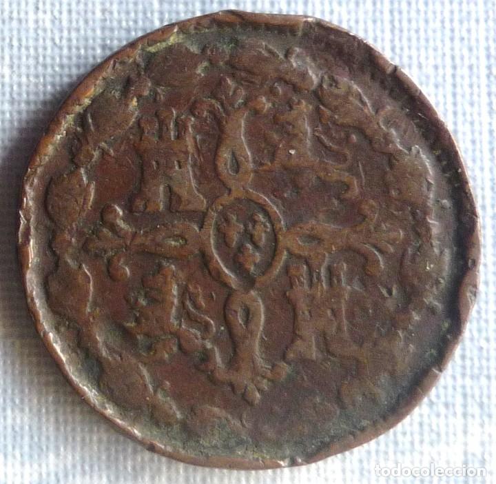 Monedas de Espa&ntilde;a: MONEDA DE 8 MARAVEDIS DE 1820 - Foto 2