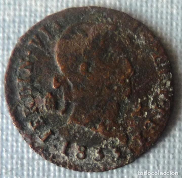 Monedas de Espa&ntilde;a: MONEDA DE 2 MARAVEDIS DE 1833 - Foto 1