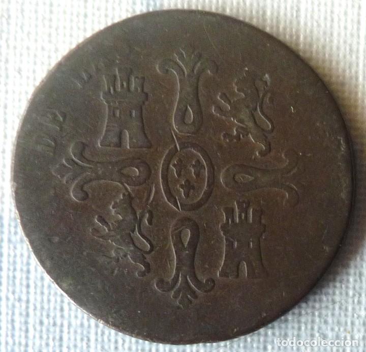 Monedas de Espa&ntilde;a: MONEDA QUE DIRIA ES DE 8 MARAVEDIS DE ISABEL II - Foto 2