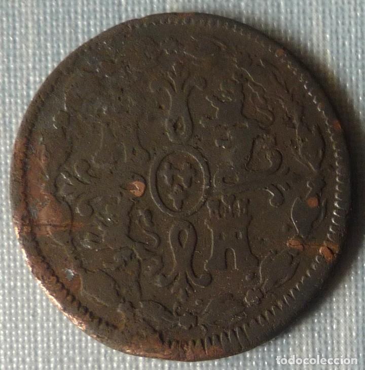 Monedas de Espa&ntilde;a: MONEDA DE 8 MARAVEDIS DE 1820 - Foto 2