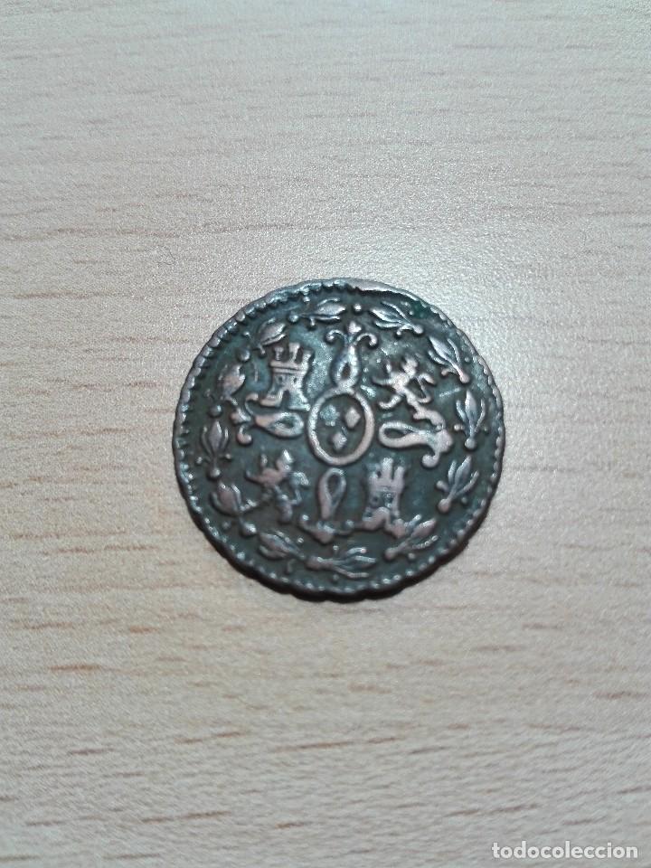 Monedas de España: 2 maravedies 1830 Fernando VII - Foto 2 - 120936683