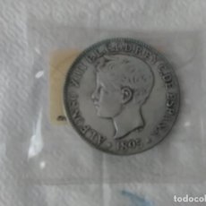 Monedas de España: MONEDA 1 PESOPG DE ALFONSO XIII ACUÑADA EN PUERTO RICO AÑO 1895 PLATA. 557