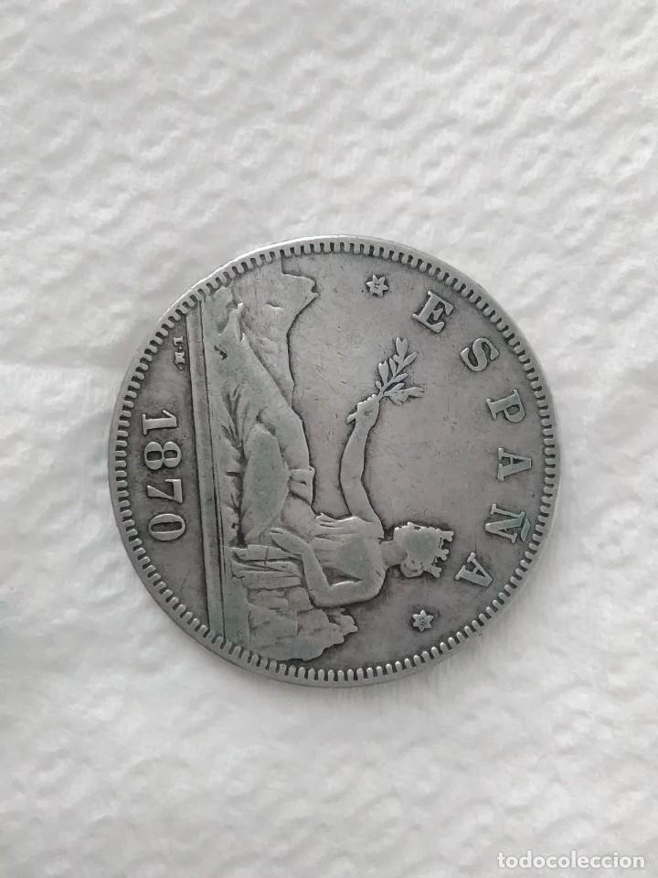 Monedas de Espa&ntilde;a: Moneda plata 2 pesetas 1870. 576 - Foto 1