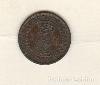 Monedas de Espa&ntilde;a: ALFONSO XIII- 1 CENTIMO- 1906*6 - Foto 2