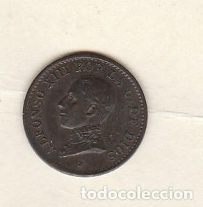 Monedas de Espa&ntilde;a: ALFONSO XIII- 1 CENTIMO-1912*2-EBC - Foto 1