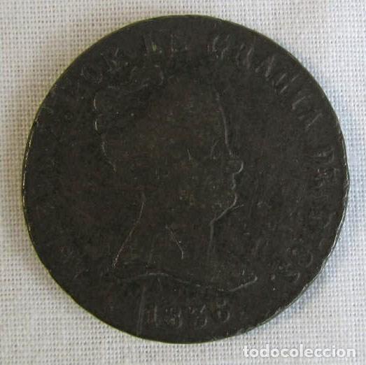 Monedas de Espa&ntilde;a: Isabel II, 1836, 8 maravedis - Foto 1