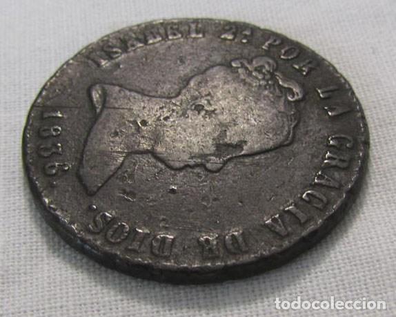 Monedas de Espa&ntilde;a: Isabel II, 1836, 8 maravedis - Foto 3