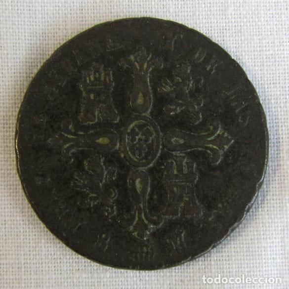 Monedas de Espa&ntilde;a: Isabel II, 1836, 8 maravedis - Foto 4