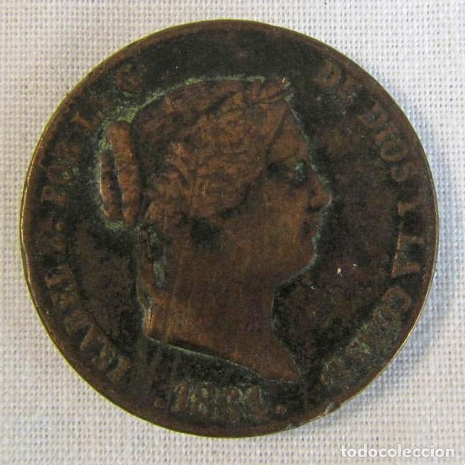 Monedas de Espa&ntilde;a: Isabel II, 1864, 25 c&eacute;ntimos de real - Foto 1