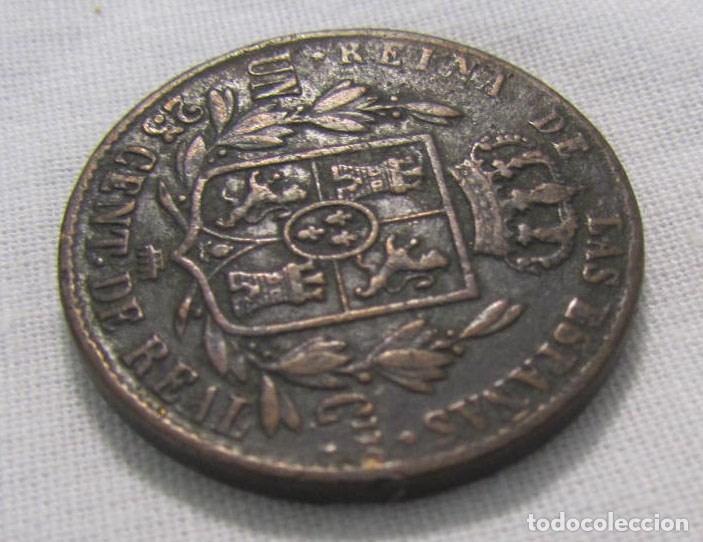Monedas de Espa&ntilde;a: Isabel II, 1864, 25 c&eacute;ntimos de real - Foto 6