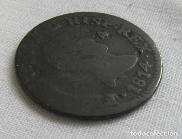 Monedas de Espa&ntilde;a: Fernando VII, 1814, 4 maravedis, Jubia - Foto 2