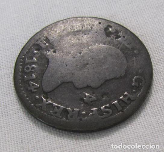 Monedas de Espa&ntilde;a: Fernando VII, 1814, 4 maravedis, Jubia - Foto 3