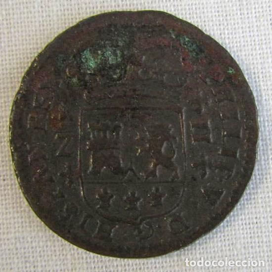 Monedas de Espa&ntilde;a: Felipe V, 1719, 2 maravedis - Foto 1