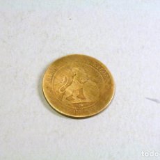Monedas de España: LOTE DOS MONEDAS 10 CENTIMOS 1870 DE COBRE. Lote 123460207