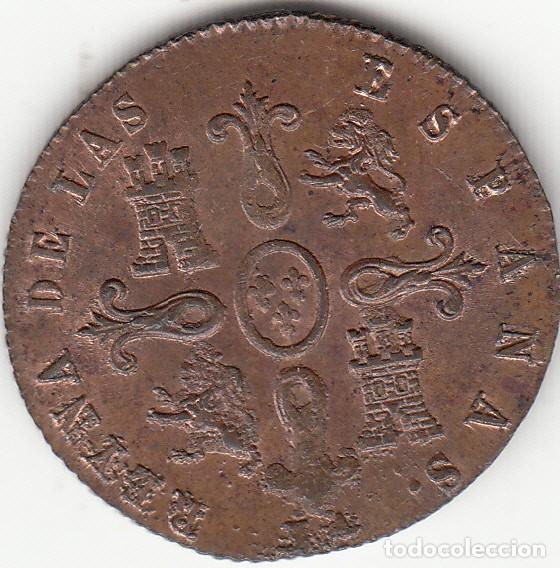 Monedas de Espa&ntilde;a: ISABEL II: 4 MARAVEDIS 1847 JUBIA - Foto 2