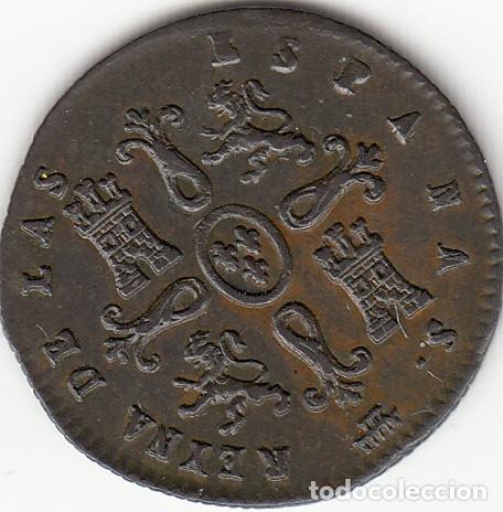 Monedas de Espa&ntilde;a: ISABEL II: 2 MARAVEDI 1840 SEGOVIA - Foto 2