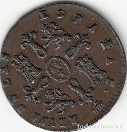 Monedas de Espa&ntilde;a: ISABEL II: 2 MARAVEDI 1841 SEGOVIA - Foto 2