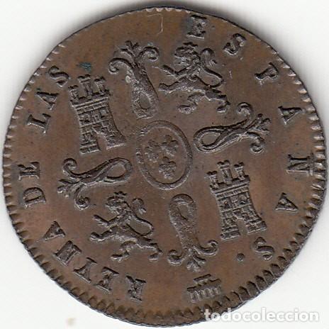 Monedas de Espa&ntilde;a: ISABEL II: 2 MARAVEDI 1842 SEGOVIA - Foto 2