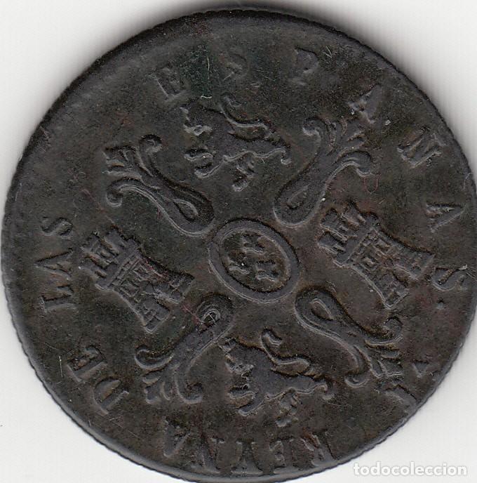 Monedas de Espa&ntilde;a: ISABEL II: 8 MARAVEDIS 1850 JUBIA - Foto 2
