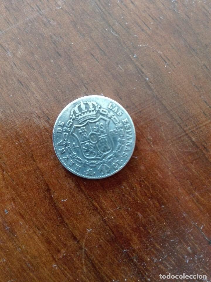 Monedas de Espa&ntilde;a: Isabel II, Real de plata. A&ntilde;o 1845 - Foto 2