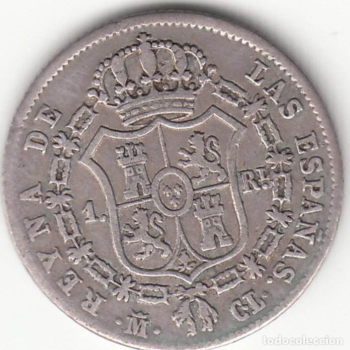 Monedas de Espa&ntilde;a: ISABEL II: 1 REAL 1848 CL MADRID - Foto 2