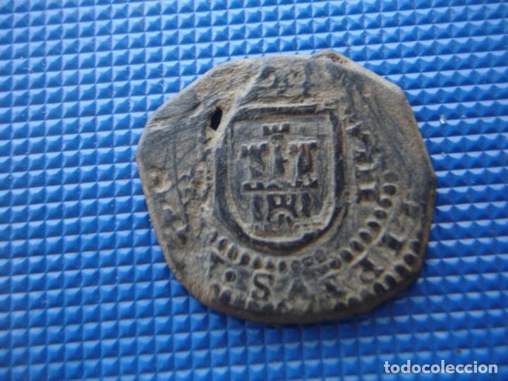 Monedas de Espa&ntilde;a: MARAVEDIES AUSTRIAS 1619 SIN CLASIFICAR - Foto 3