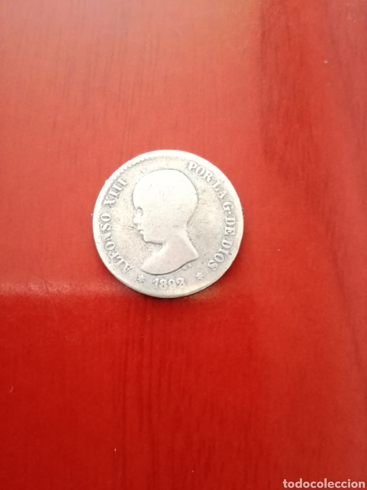 Monedas de Espa&ntilde;a: ALFONSO XIII 50 C&Eacute;NTIMOS 1892 - Foto 1