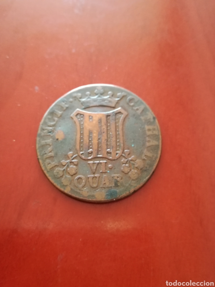 Monedas de Espa&ntilde;a: FERNANDO VII, 6 QUARTOS 1814 - Foto 2