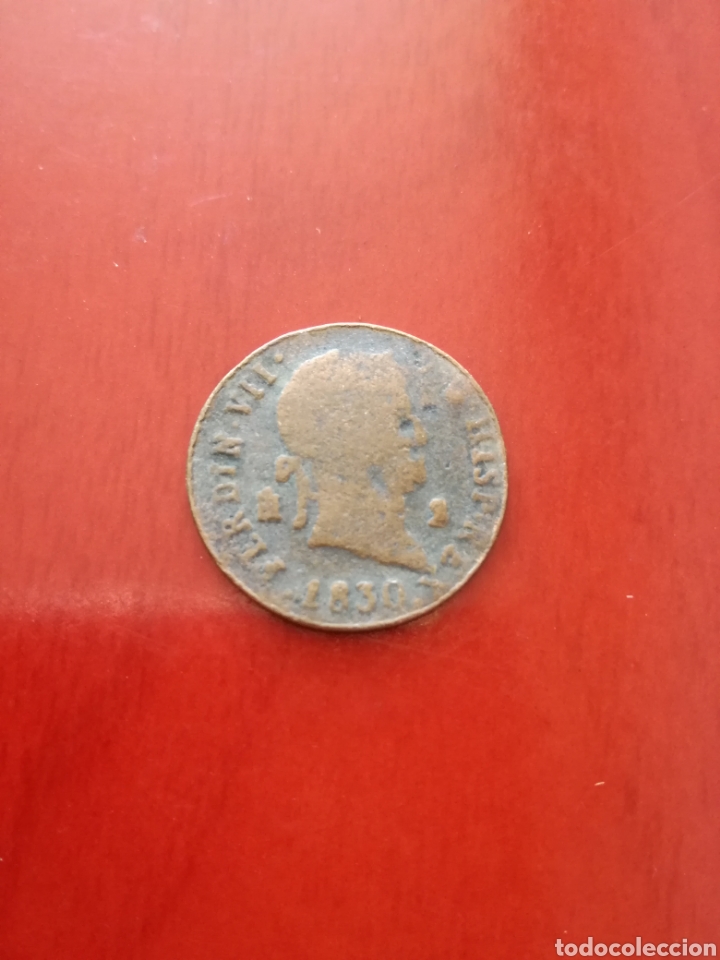 Monedas de Espa&ntilde;a: FERNANDO VII, 2 MARAVEDIS 1830 - Foto 1