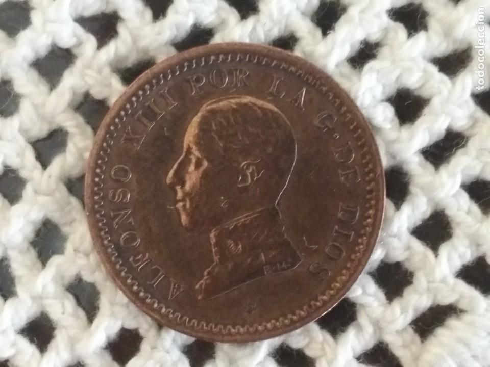 Monedas de Espa&ntilde;a: Moneda Alfonso Xlll 2 c&eacute;ntimos 1912 PCV - Foto 1