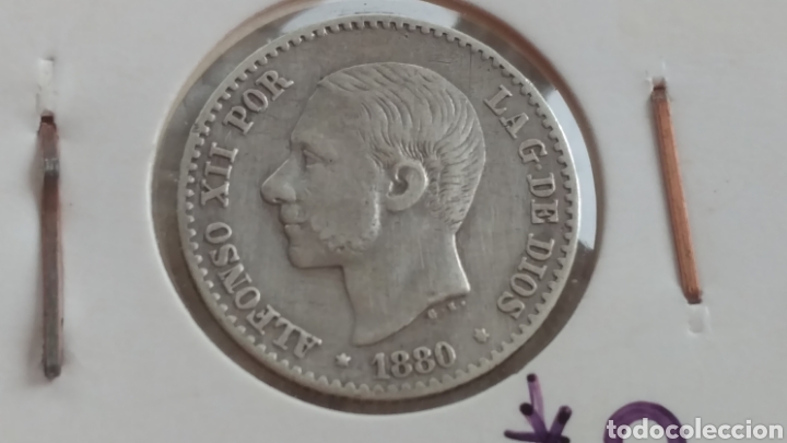 Monedas de Espa&ntilde;a: Alfonso XII 50 C&Eacute;NTIMOS 1880 - 0. VISIBLE 0 - Foto 1