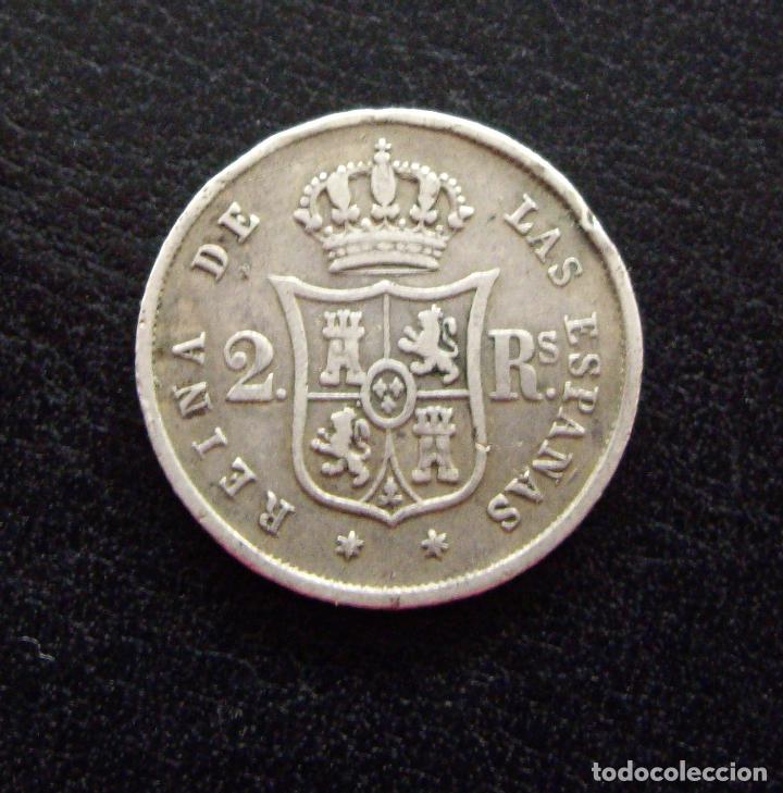 Monedas de Espa&ntilde;a: ISABEL II - 2 Reales, 1852. Madrid - Foto 2