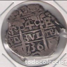 Monedas de España: MONEDA DE 4 REALES DE FELIPE V DE POTOSÍ DE 1736-E. PLATA. MBC+ (F5-99). Lote 135339130