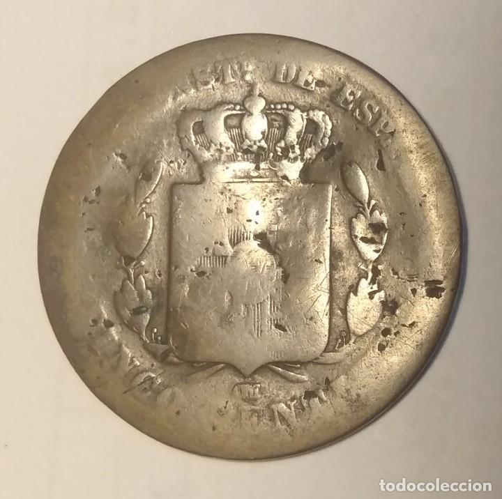 Monedas de Espa&ntilde;a: 5 C&Eacute;NTIMOS. BRONCE. 1877. ALFONSO XII. ESPA&Ntilde;A. - Foto 1