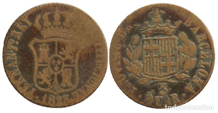 Monedas de Espa&ntilde;a: 3 QUARTOS 1813 BARCELONA - Foto 1