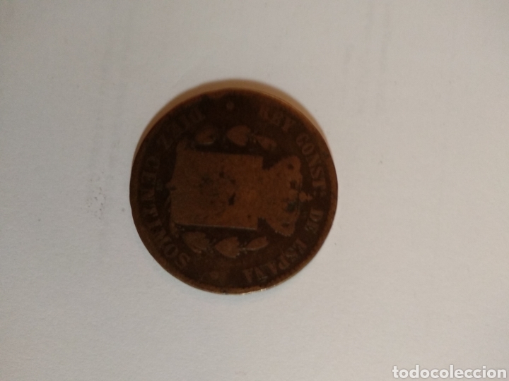 Monedas de Espa&ntilde;a: 10 C&eacute;ntimos Alfonso XII. 1879 - Foto 1