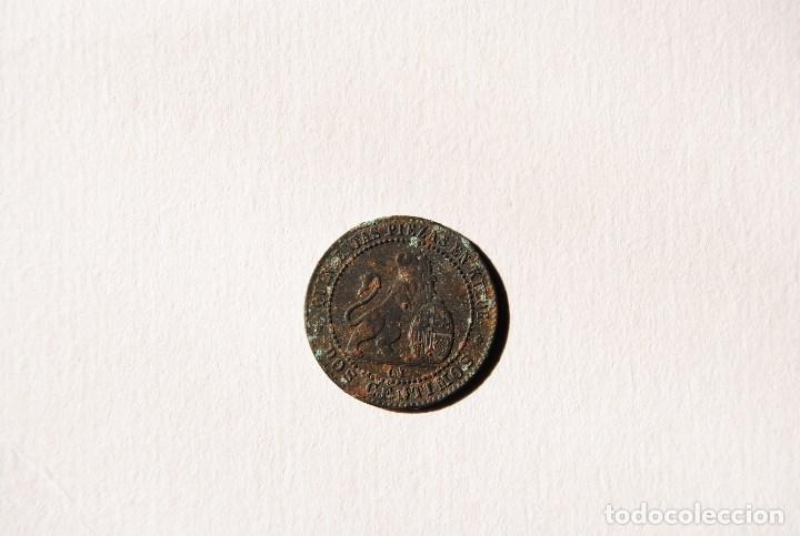 Monedas de Espa&ntilde;a: Espa&ntilde;a, moneda dos c&eacute;ntimos, a&ntilde;o 1870 - Foto 2