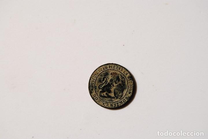 Monedas de Espa&ntilde;a: Espa&ntilde;a, moneda dos c&eacute;ntimos, a&ntilde;o 1870 - Foto 1