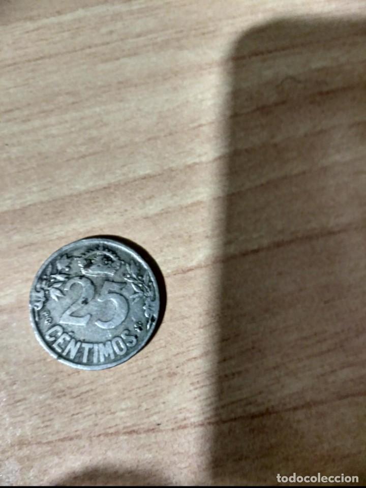 Monedas de Espa&ntilde;a: moneda de 25 centimos 1924 - Foto 2