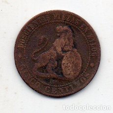 Monedas de España: 1ª REPÚBLICA ESPAÑOLA. 5 CÉNTIMOS. AÑO 1870. COBRE.. Lote 143463318