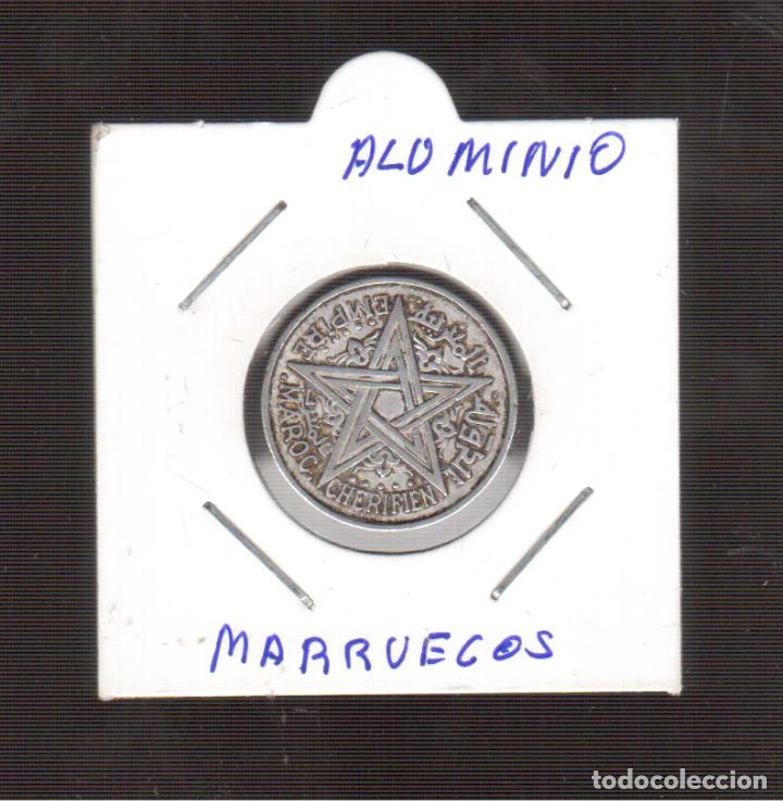 Monedas de Espa&ntilde;a: MONEDA DE ALUMINIO DE MARRUECOS 1951  LA QUE VES - Foto 1