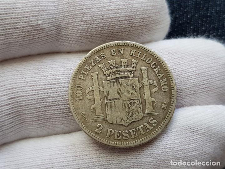 Monedas de Espa&ntilde;a: 2 PESETAS GOBIERNO PROVISIONAL - Foto 2