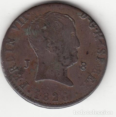 Monedas de Espa&ntilde;a: FERNANDO VII: 8 MARAVEDIS 1826 JUBIA - Foto 1