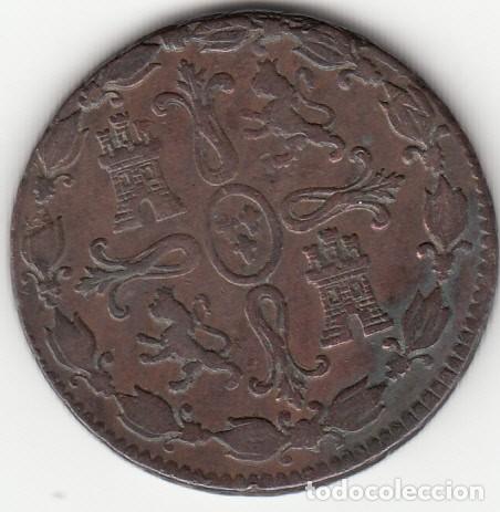 Monedas de Espa&ntilde;a: FERNANDO VII: 8 MARAVEDIS 1826 JUBIA - Foto 2