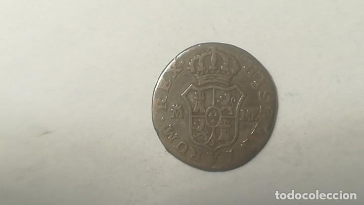 Monedas de Espa&ntilde;a: 1/2 Real. Carlos IV. 1793. Ceca de Madrid MF. - Foto 2