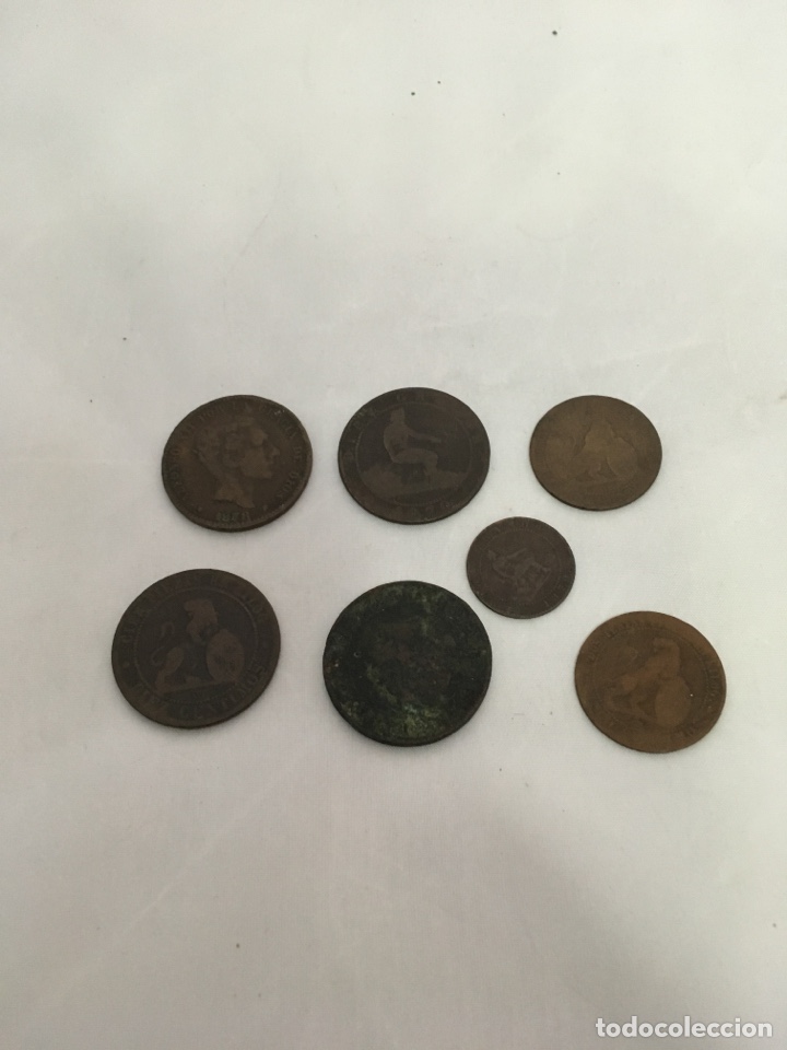Monedas de Espa&ntilde;a: MONEDAS LOTE DE 7 MONEDAS ESPA&Ntilde;OLAS VARIAS FECHAS - Foto 1